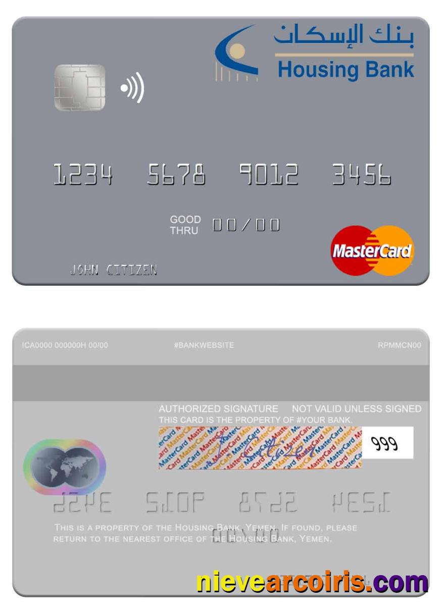 Yemen Housing Bank mastercard